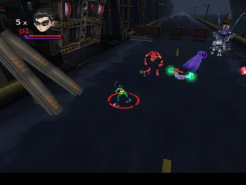 Teen Titans screen shot game playing